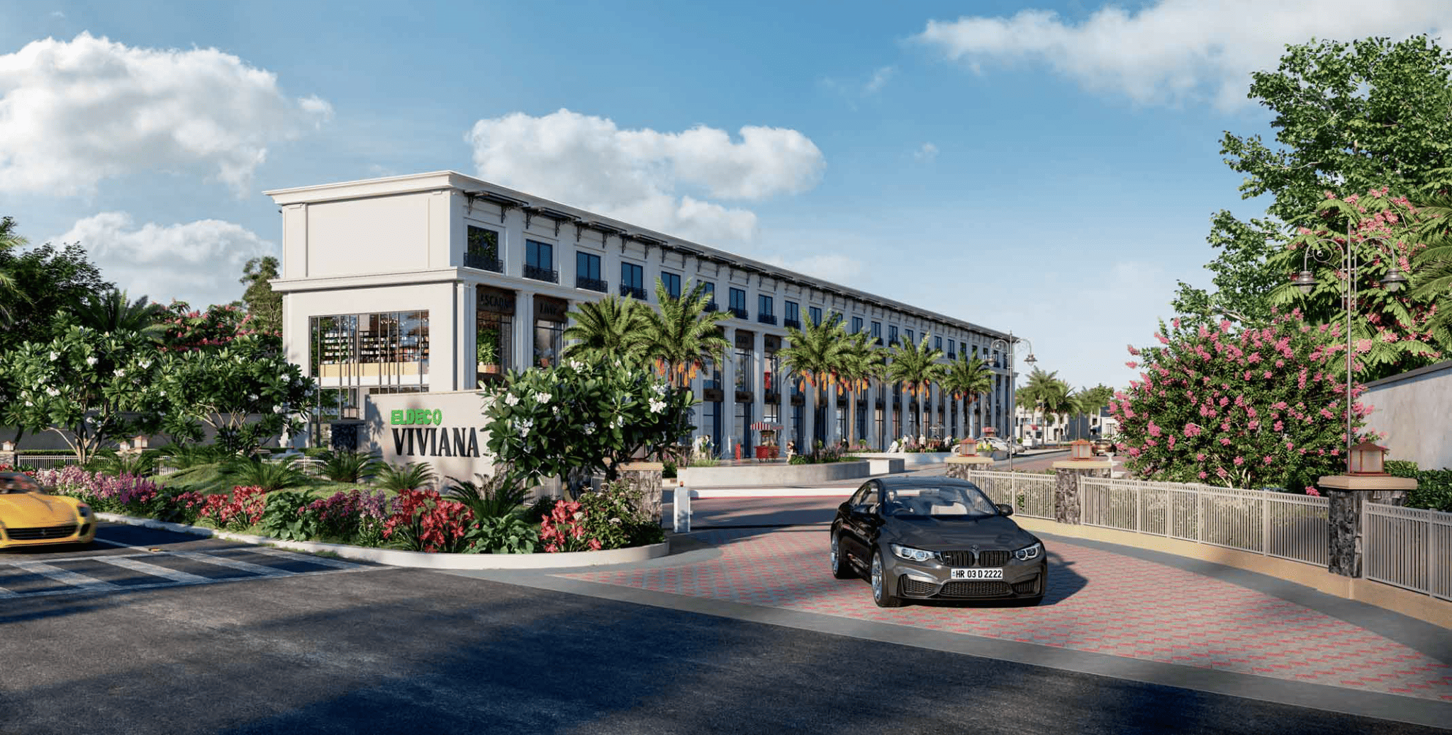 Grand entrance and arrival experience at Eldeco Viviana, Pakhowal Road Ludhiana